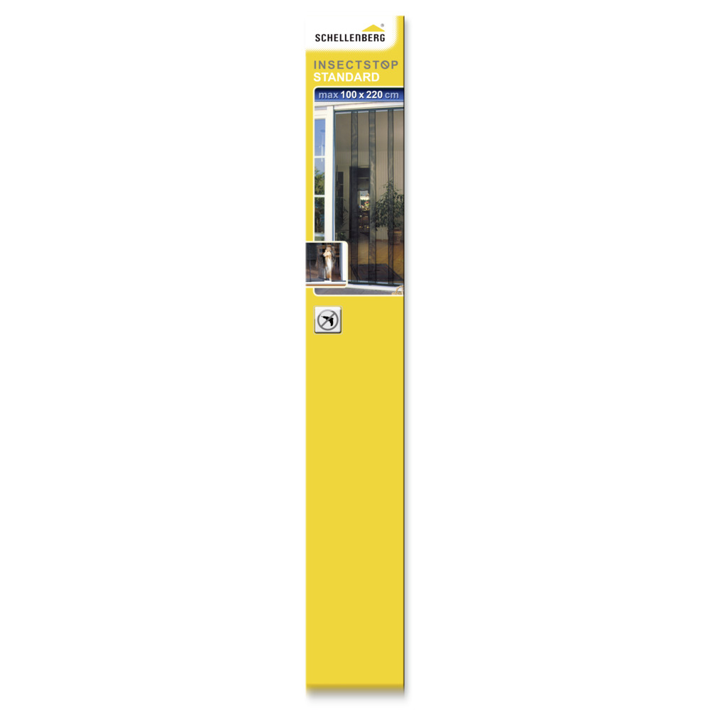 Insektenschutz-Vorhang Standard 100 x 220 cm, Polyester anthrazit  image number 0