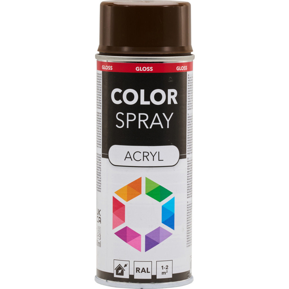 Lackspray 400 ml Acryl RAL8014 sepiabraun gl&auml;nzend image number 0