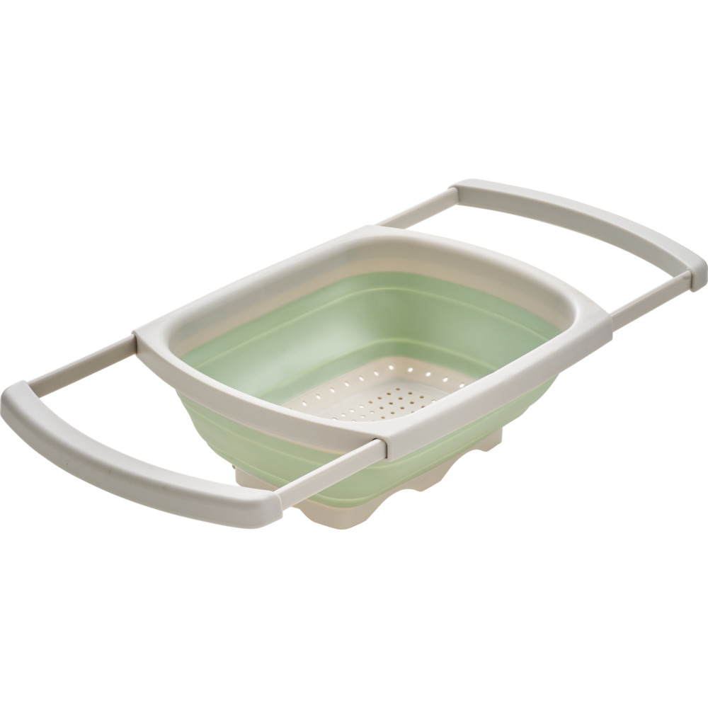 Sieb faltbar medium ausziehbar 38 x 26,5 x 4,5 cm Grau