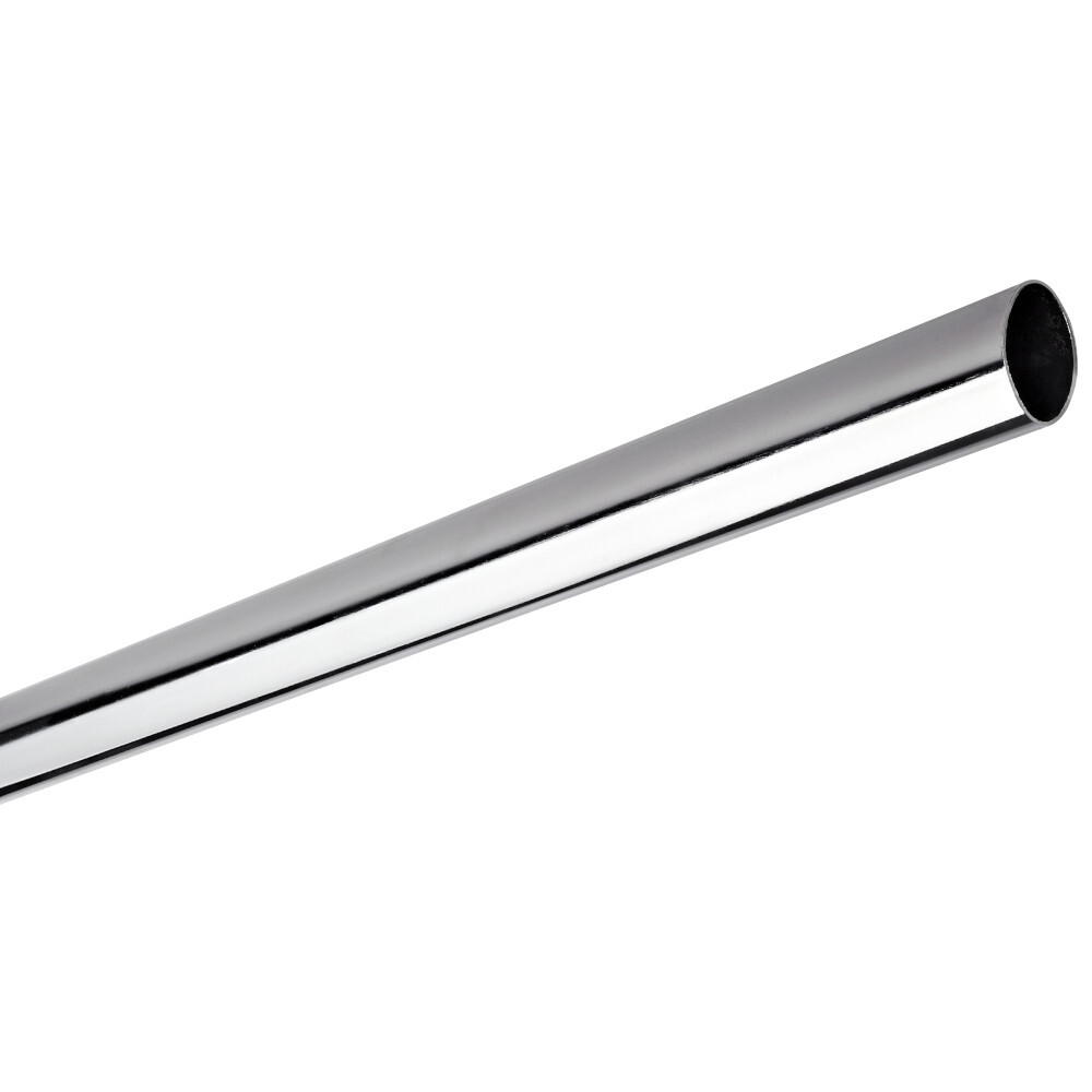 Kleiderstange oval 840 mm aus Stahl verchromt