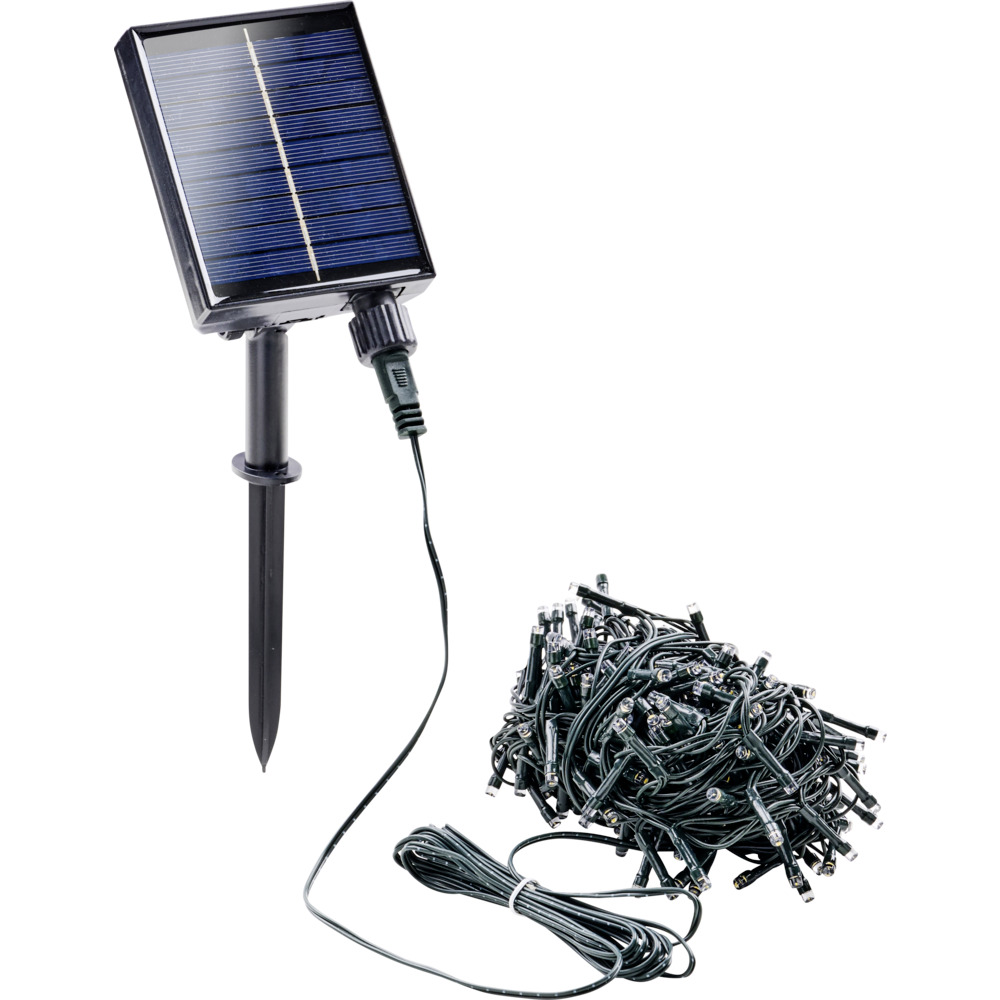 Solar-Lichterkette außen 240 LED warmweiß image number 0