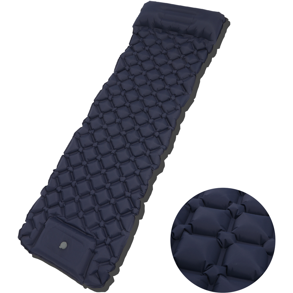 Aufblasbare Luftmatratze mit integrierter Fu&szlig;pumpe image number 0