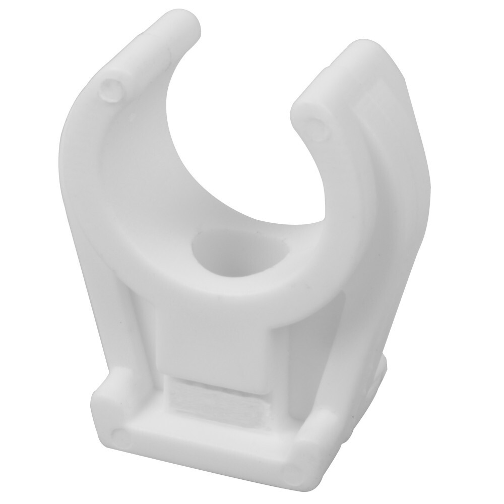 Rohrclip einfach 10 Stück mit Gewindehülse 15 mm, M6 image number 0