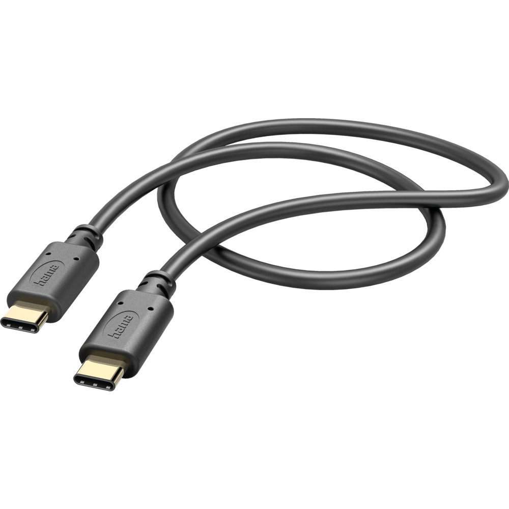 Ladekabel USB-C zu USB-C 1m, schwarz image number 1