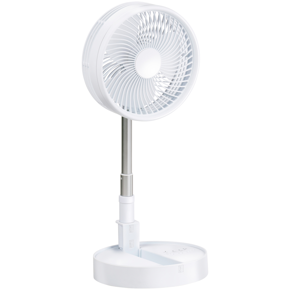 USB-Tischventilator h&ouml;henverstellbar wei&szlig;