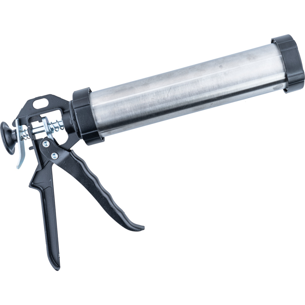 Kartuschenpresse Edelstahl mit Aluminium-Griff