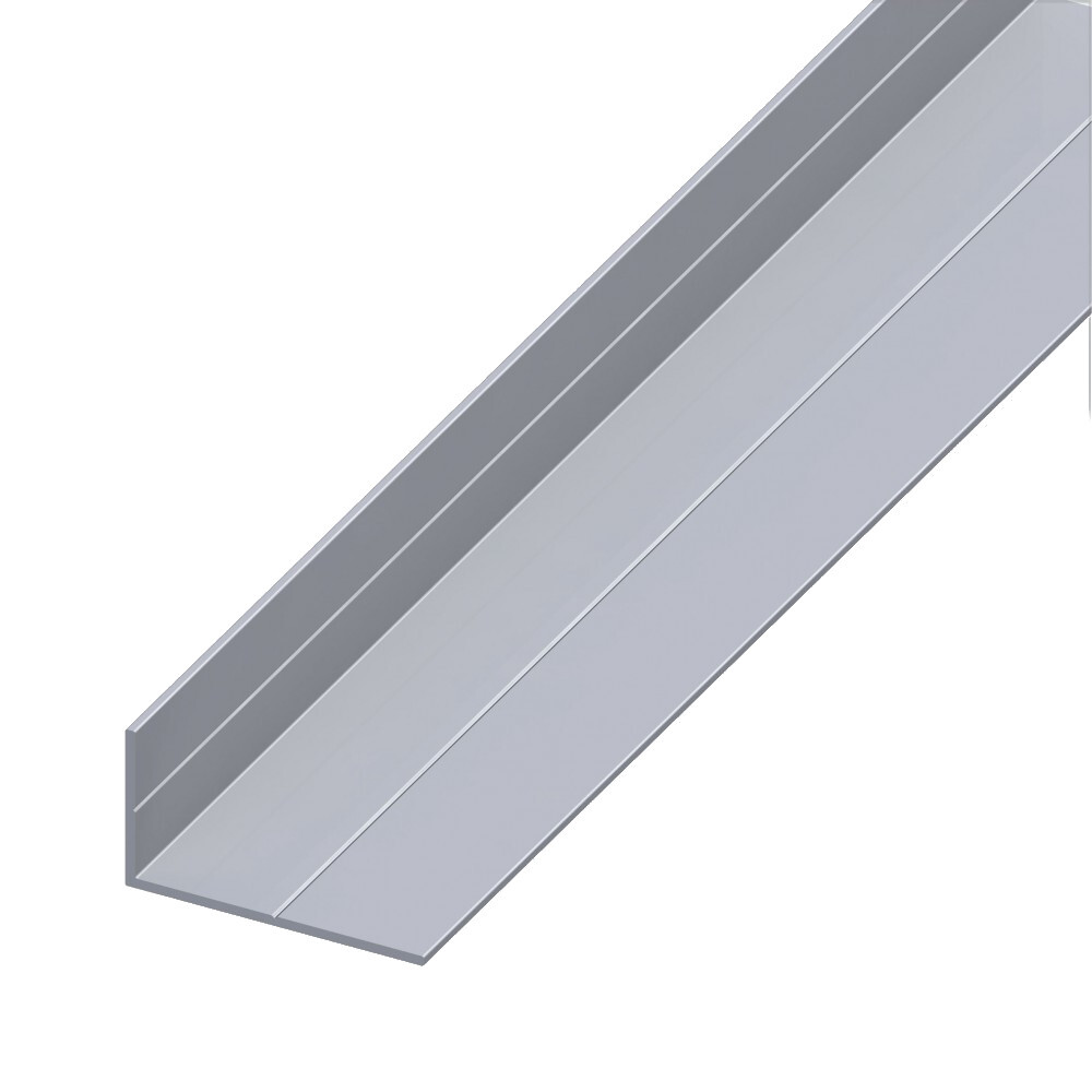 Winkelprofil ungleichschenklig 100 x 0,75 x 1,25 cm aus blankem Aluminium image number 0