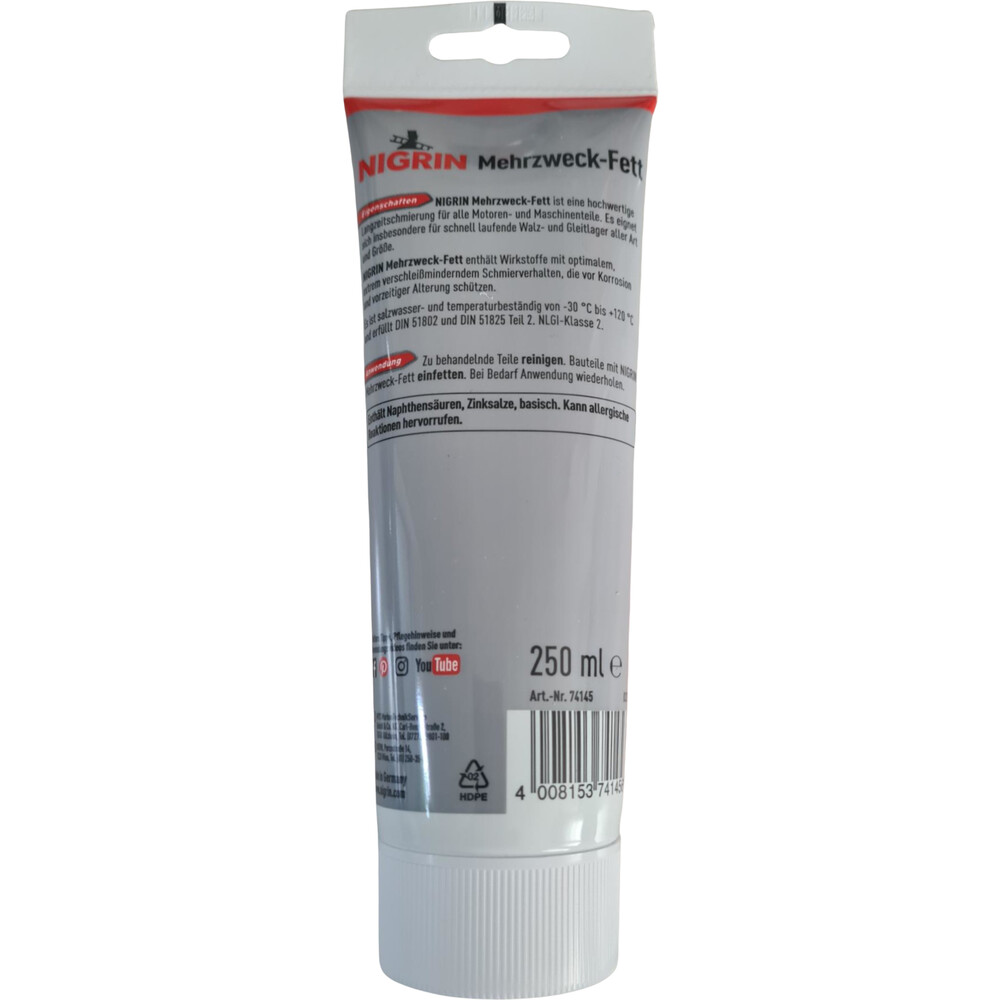 Nigrin Mehrzweck-Fett 250 ml image number 1