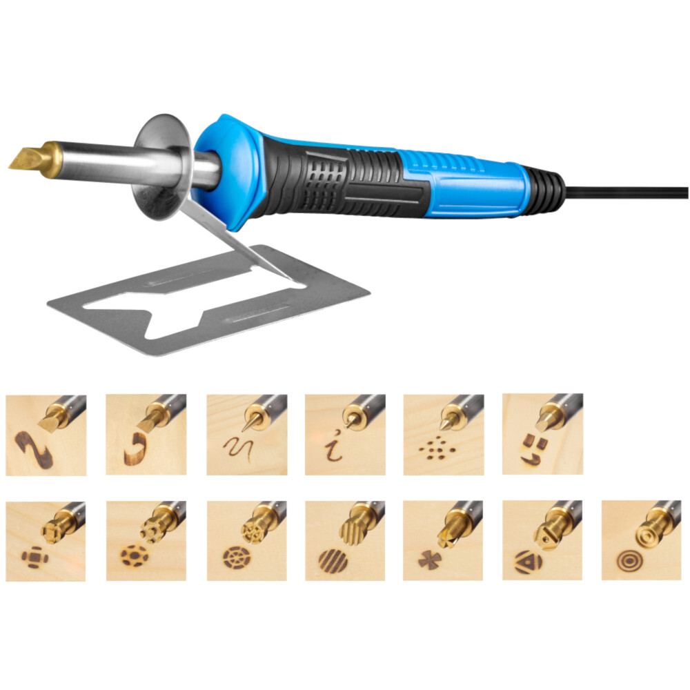 CFH Brandmalkolben Set BM245 230V 30W Bleistiftform mit Sicherheitsablegeständer