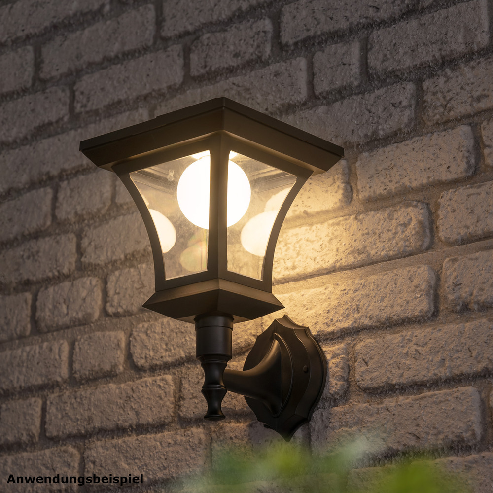 LED-Solarlaterne mit Wandhalterung image number 1