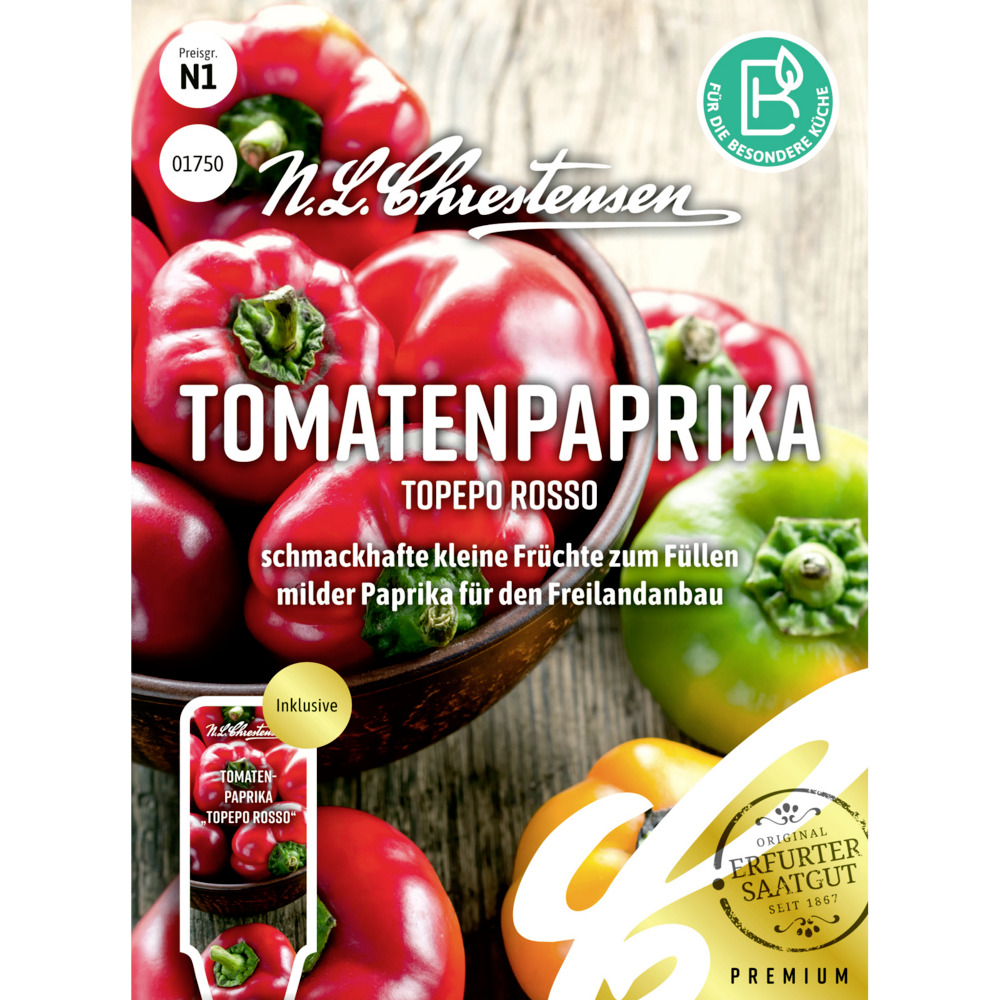 Saatgut Tomatenpaprika Topepo rosso