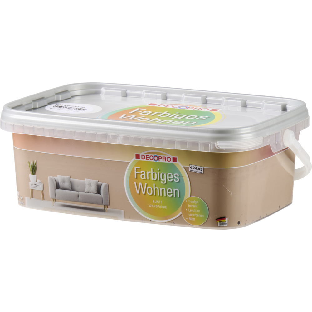 DECOPRO Wandfarbe 2,5 Liter cappuccino matt image number 0