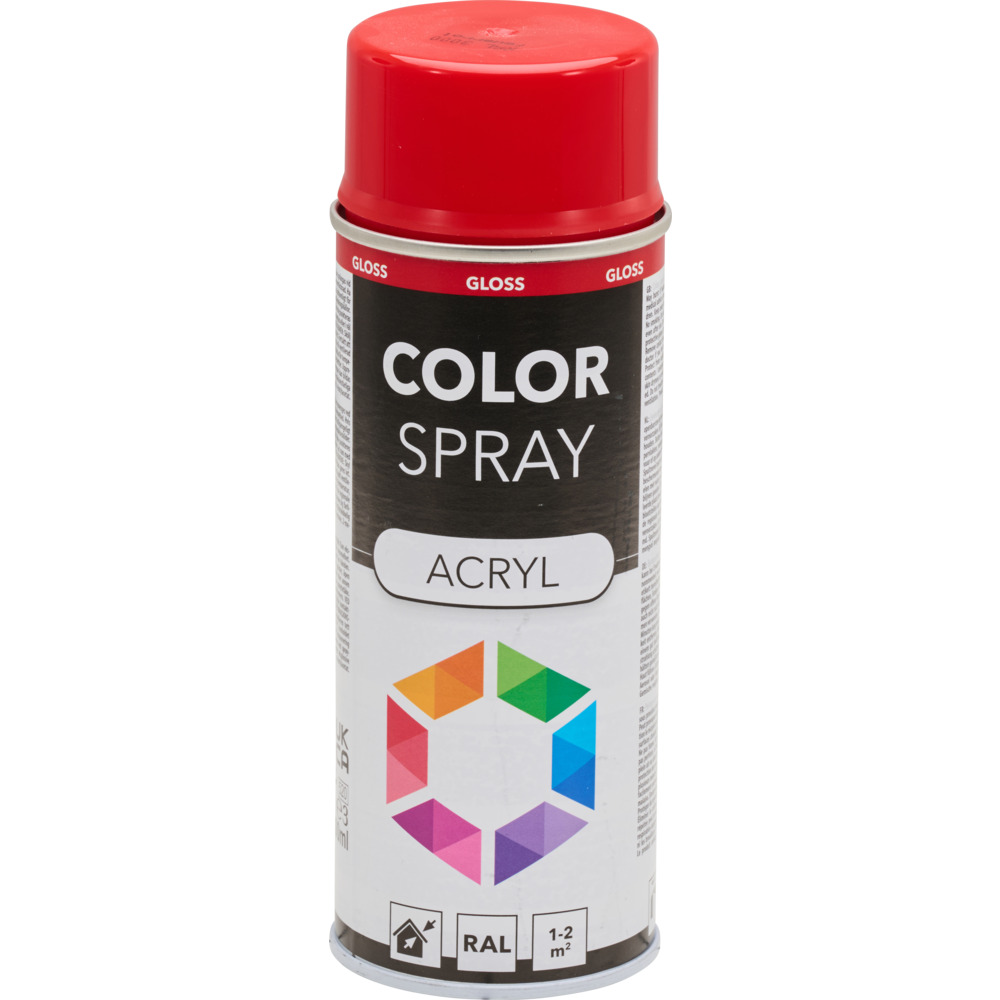Lackspray 400 ml Acryl RAL3000 feuerrot image number 1