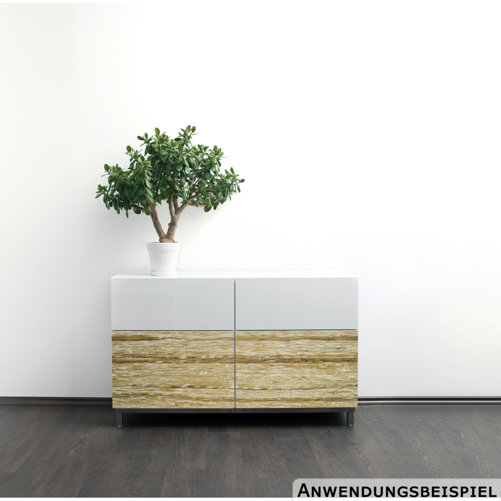 Klebefolie 200 x 45 cm mit Travertinmotiv image number 2