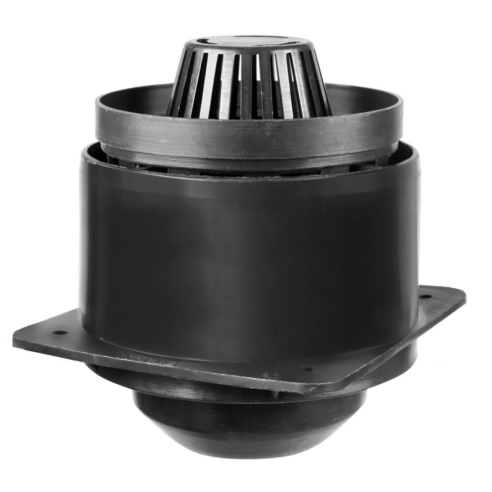 Ablaufanschluss mit Geruchsverschluss und Laubfang für KG-Rohr 110 mm