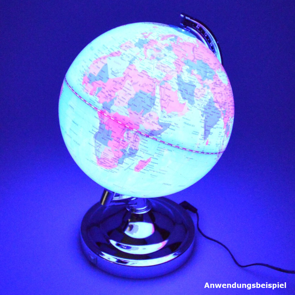 LED Dekolampe Globus Ø 20 x 30 cm mit Farbwechsel image number 2