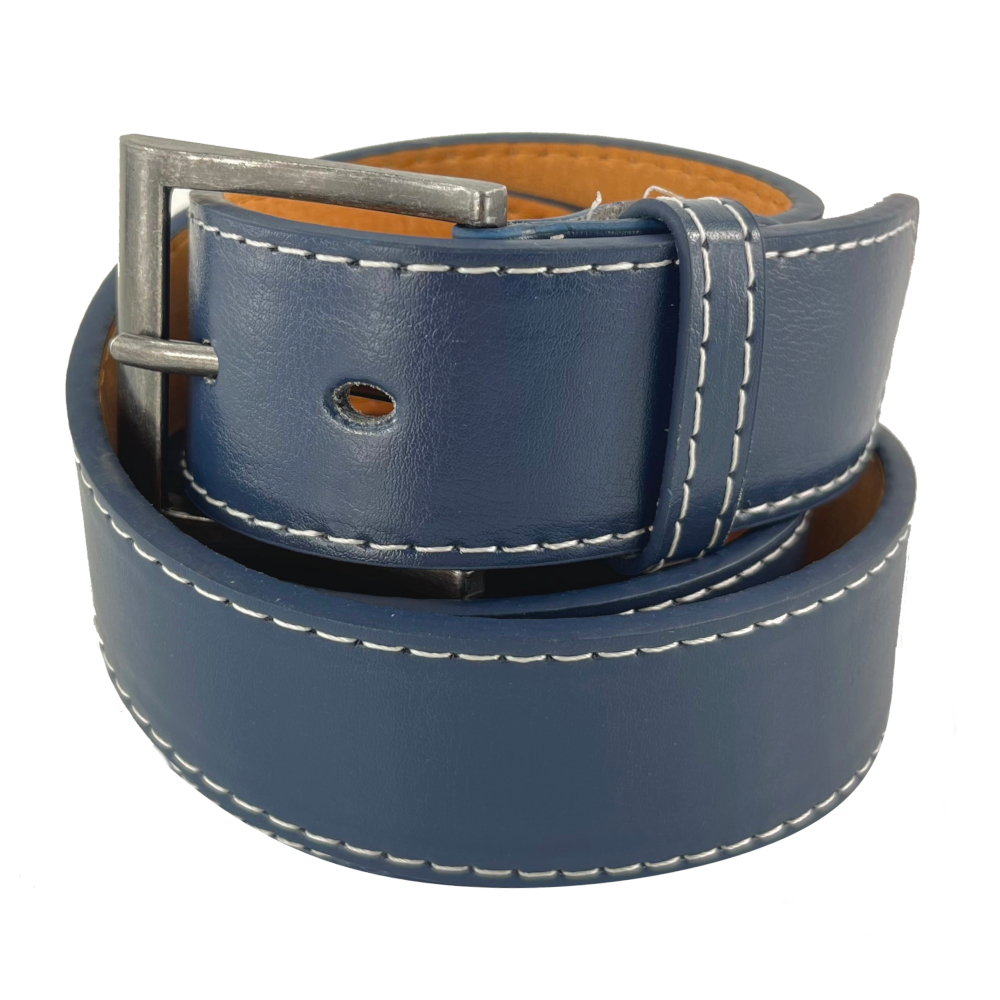 Herren Gürtel Länge 115-135 cm in Blau