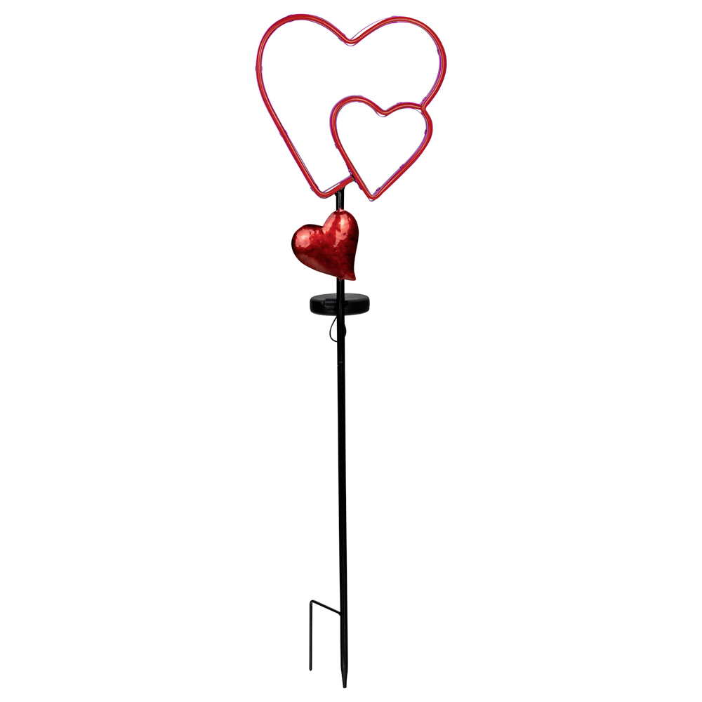 LED-Gartentstecker ''Herzen'' mit Timerfunktion