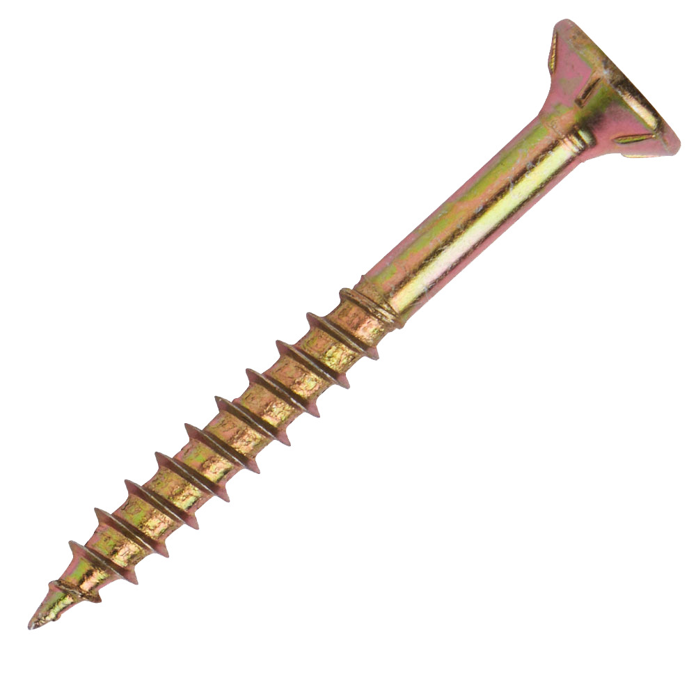 Spanplattenschraube 4,5x40 mm PZ 1kg FISHBULL-Pack Senkkopf Teilgewinde Kreuzschlitz image number 1