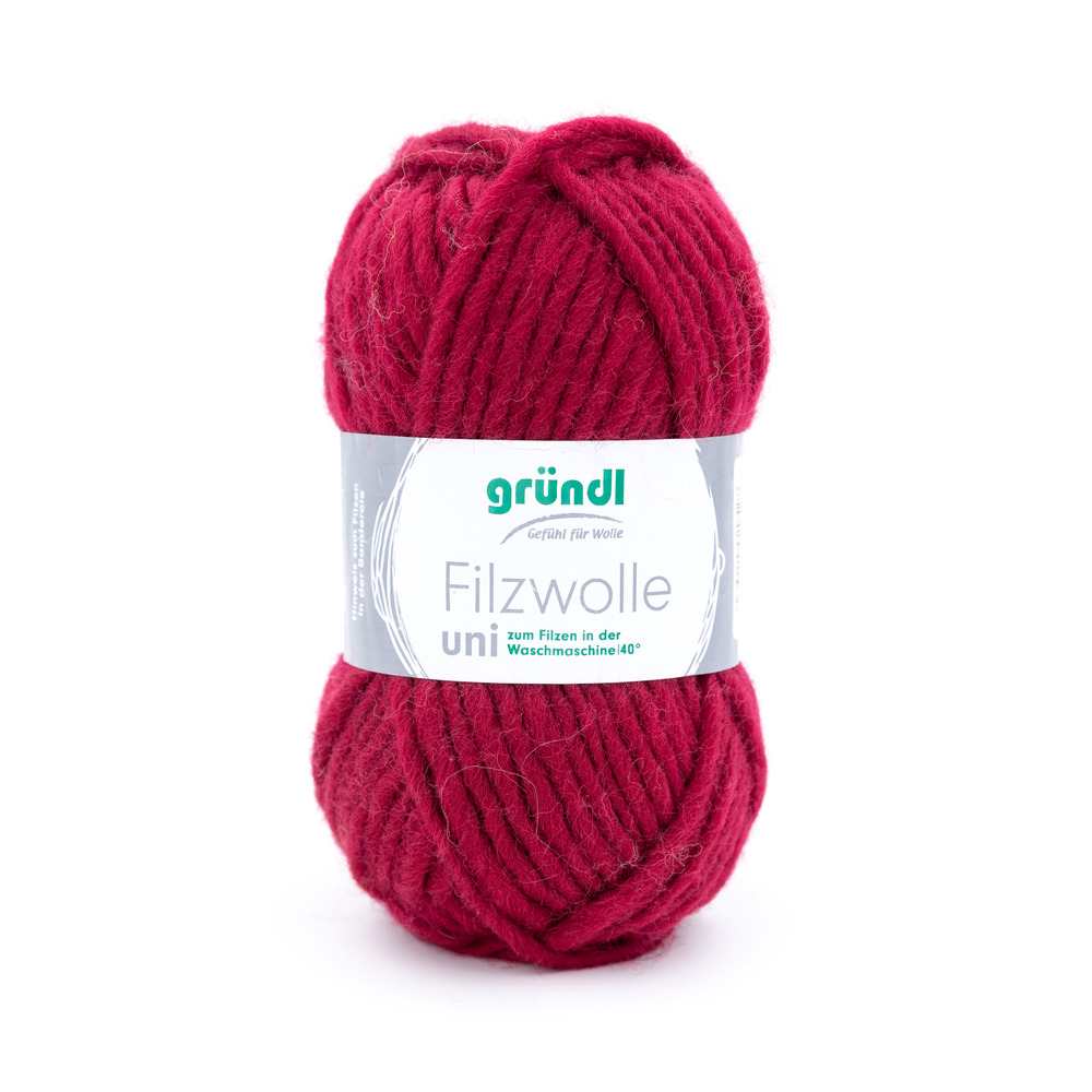 Filzwolle Color 50 g bordeaux image number 0