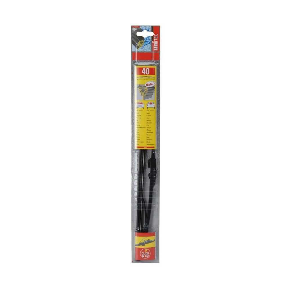 UNITEC® Wischerblatt Multi 7, 400 mm, Front/Heck image number 1