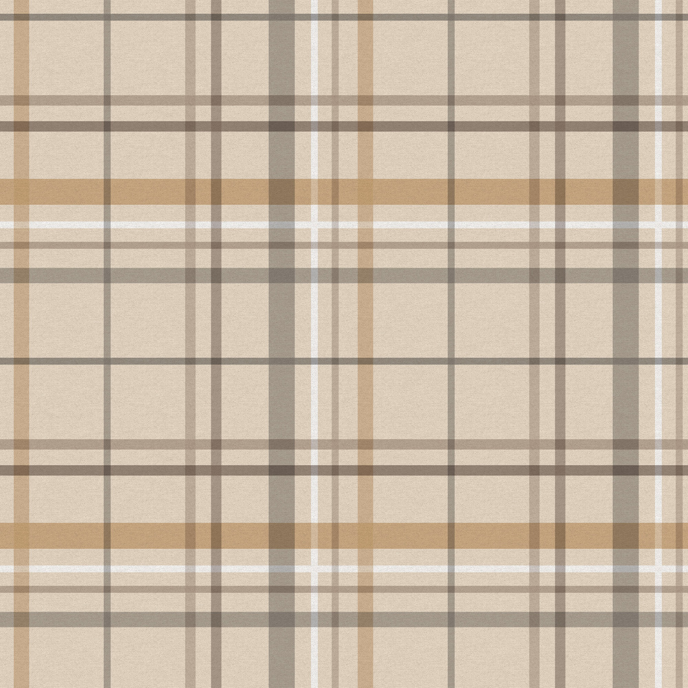 Wachstuch Tischdecke Aberdeen beige, Meterware mit 140 cm Breite