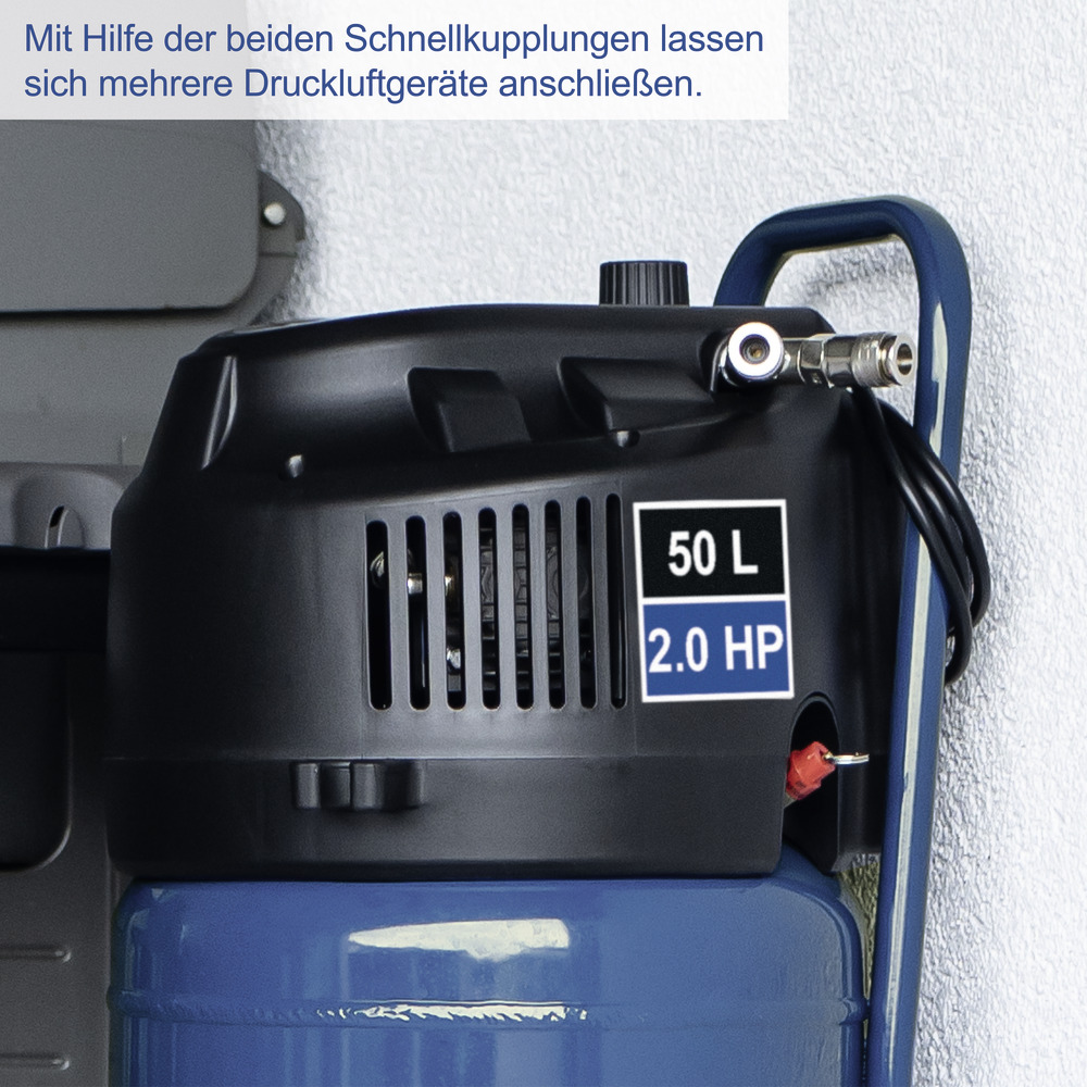 Scheppach Kompressor HC51V (senkrecht), 50 Liter, 10 bar image number 5
