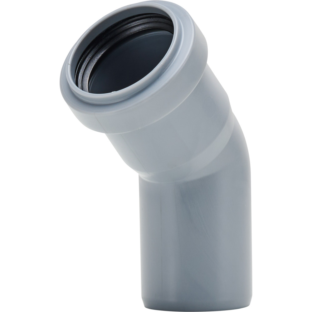 HTB-Abwasserbogen DN 40 mit 45&deg; Winkel image number 1