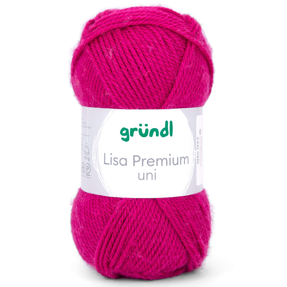 Lisa Premium Uni 50 g Fuchsia