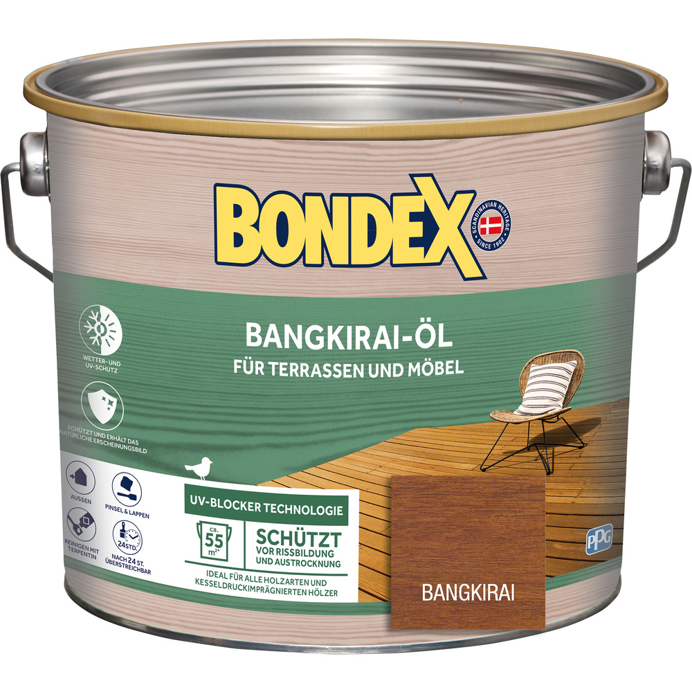 BONDEX Bangkirai-&Ouml;l 2,5 Liter image number 0