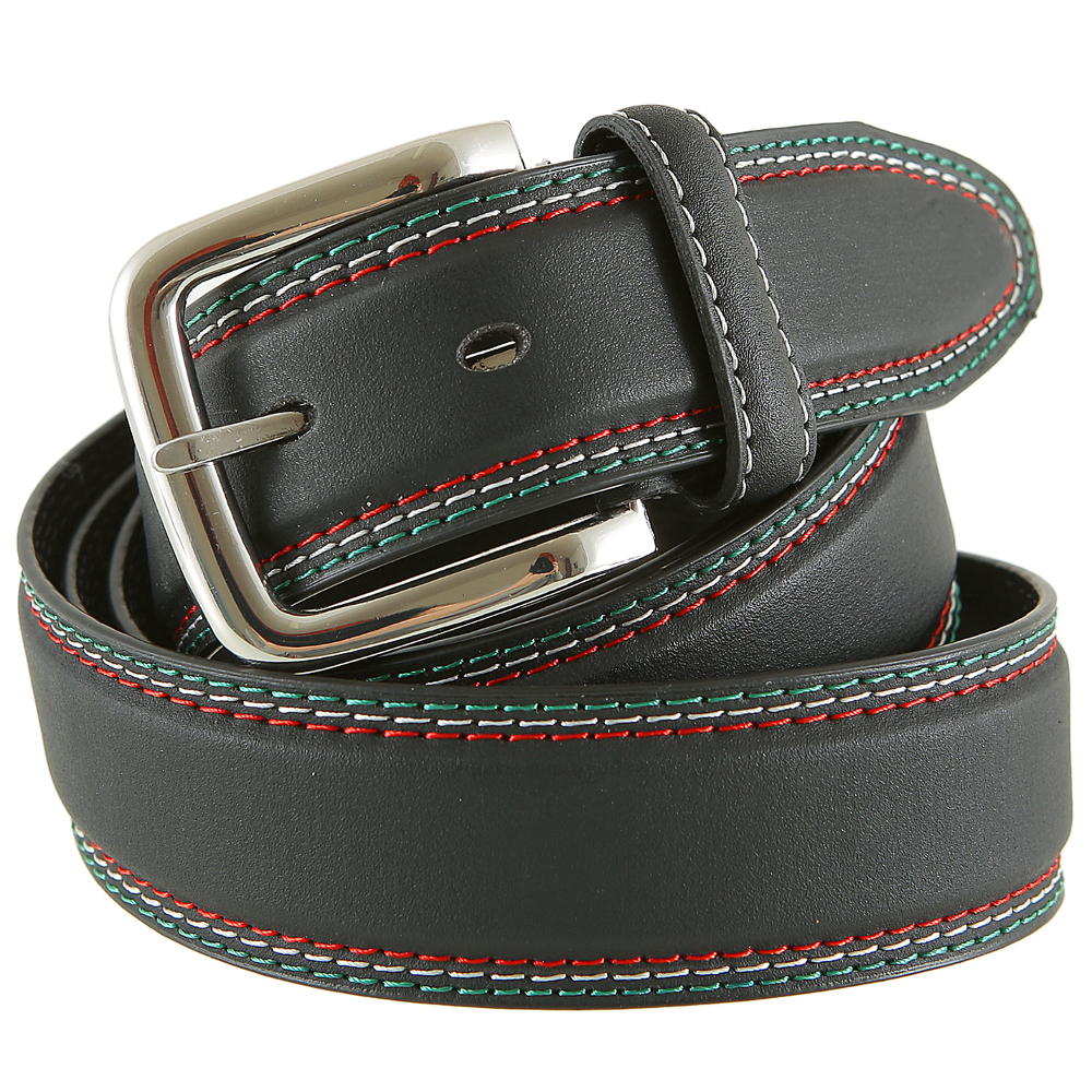 Herren Ledergürtel Länge 115-135 cm mit 3,7 cm Breite