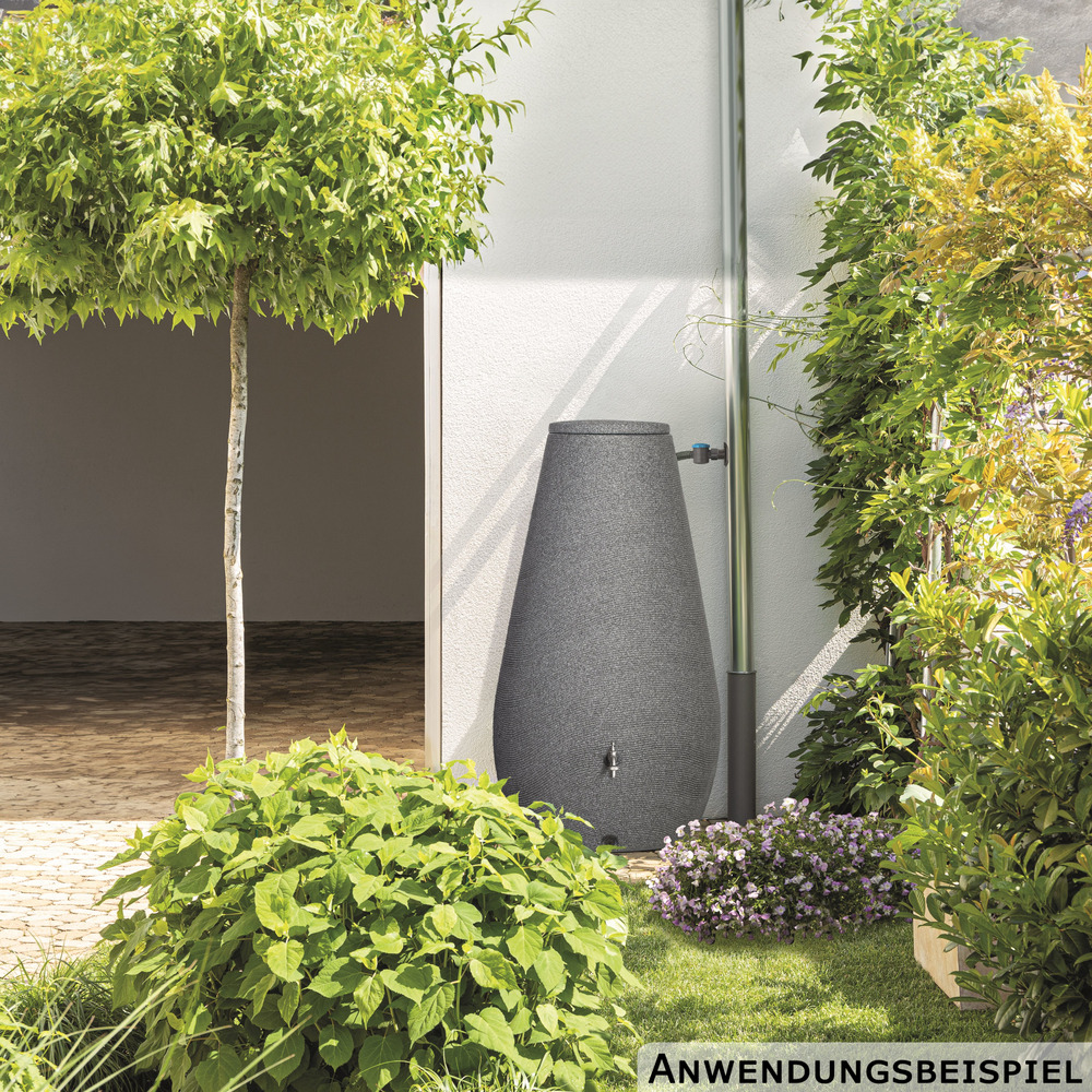 Prosperplast Regentonne Drop 200 Liter Granit image number 2