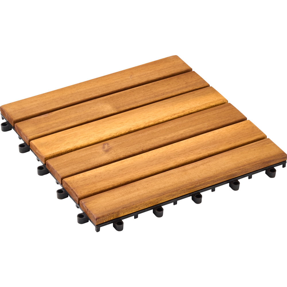 FISHBULL Akazien Holzfliese 30x30 cm