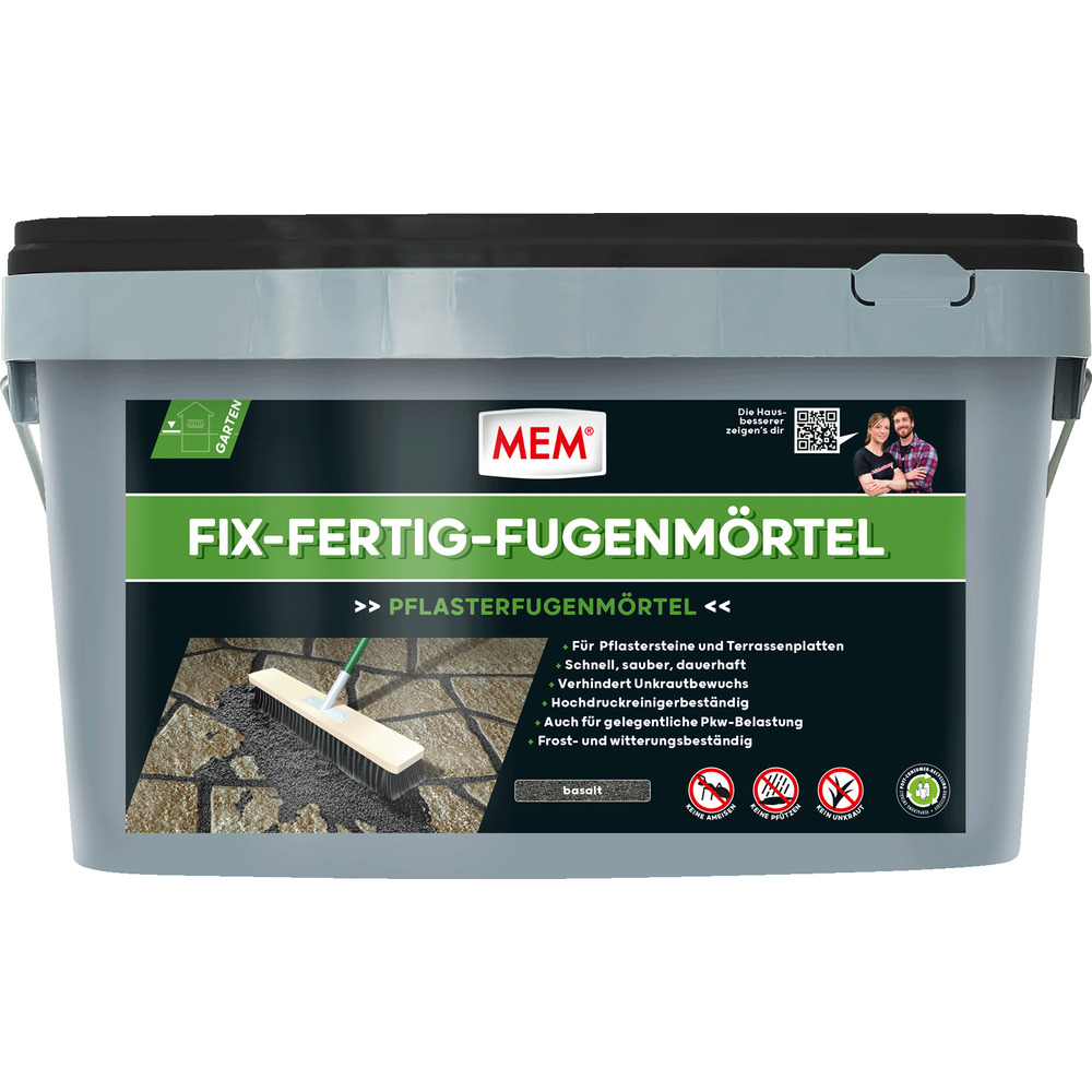 MEM Fix-Fertig-Fugenmörtel 25 kg, basalt