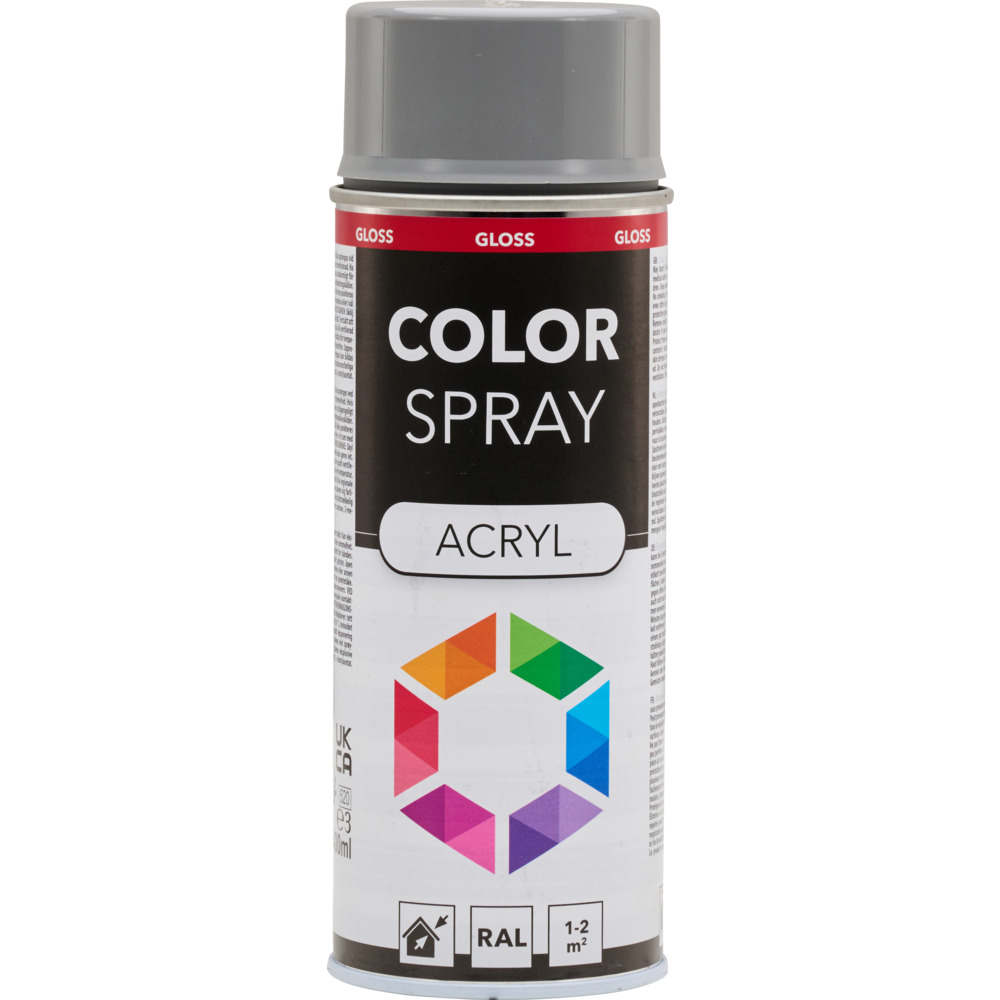 Lackspray glänzend 400 ml Acryl RAL7037 staubgrau image number 0