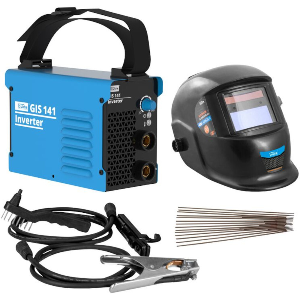 Güde® Elektrodenschweißgerät GIS 141 mit Zubehör