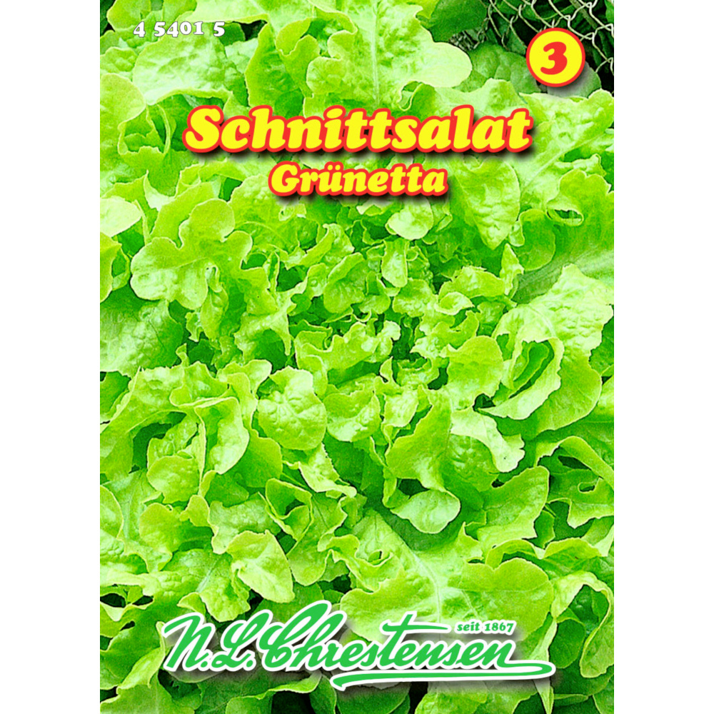 Saatgut Schnittsalat Gr&uuml;netta ca. 8-10 laufende Meter image number 0