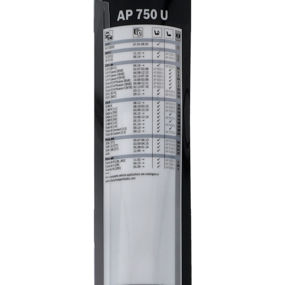 BOSCH Flachbalkenwischer Aerotwin KSN AP750U image number 3