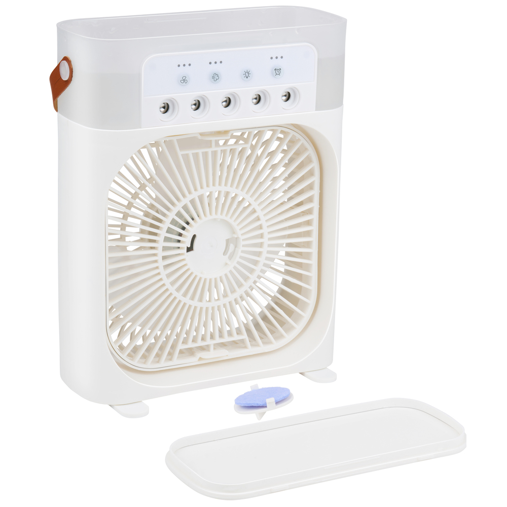 USB-Tischventilator mit Nebelfunktion, 450 ml