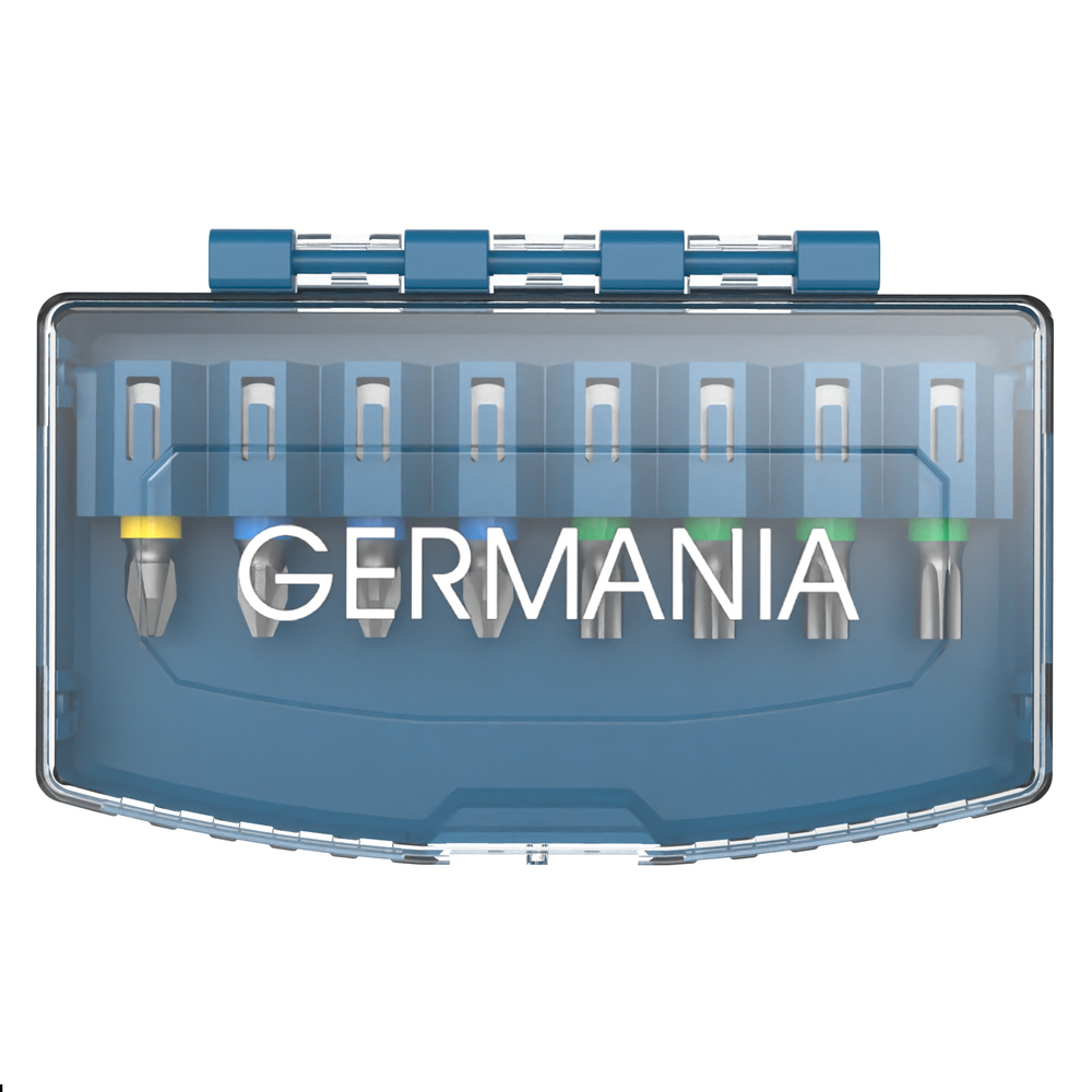 GERMANIA® Bit-Satz 8-teilig mit Aufbewahrungsbox image number 1