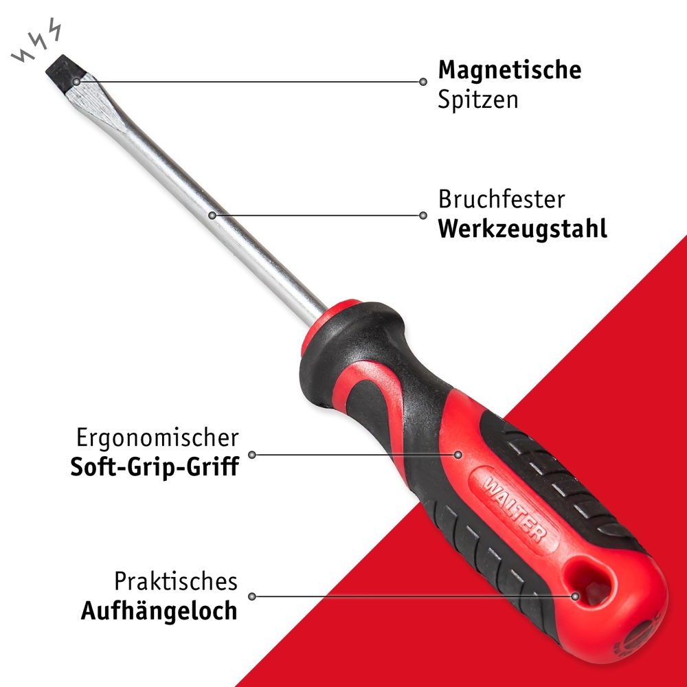 WALTER XXL Schraubendreher- und Bitset 100-teilig image number 3