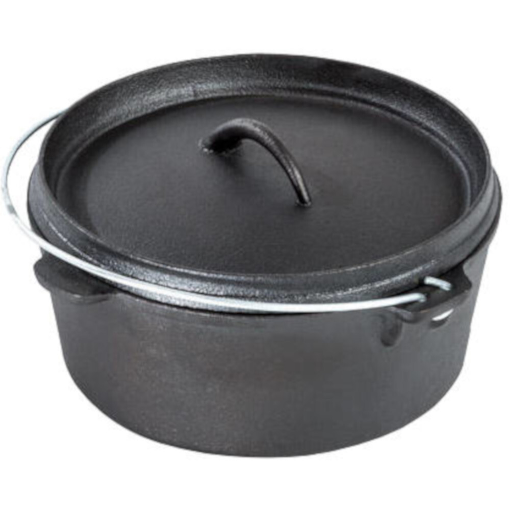 Dutch-Oven-Set 7-teilig aus Gusseisen in Holzkiste image number 2