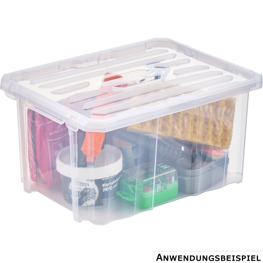 Aufbewahrungsbox 16 Liter, 40 x 30 x 20 cm, transparent image number 2