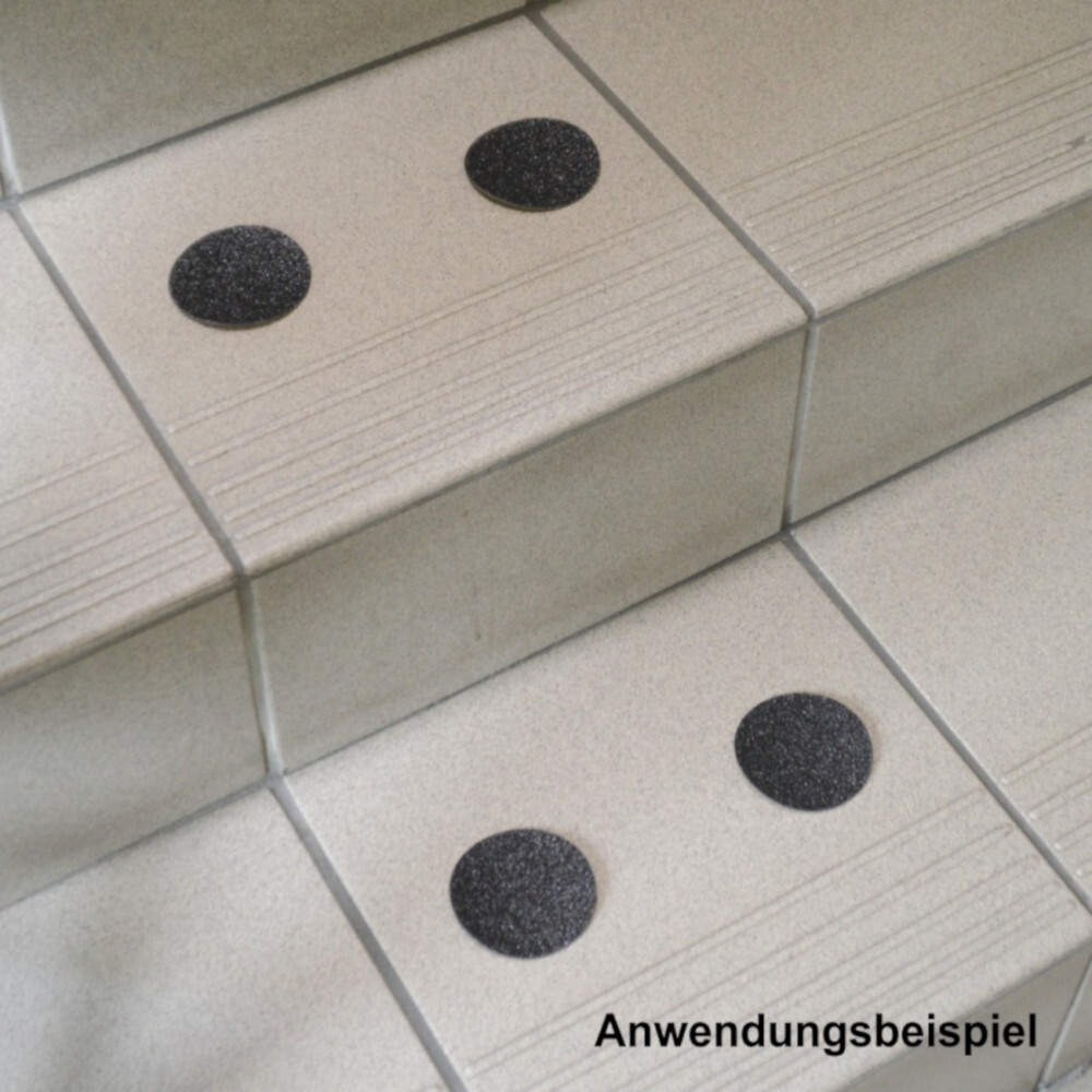 Antirutsch Punkte selbstklebend 4 Stück Ø 7 cm in Schwarz image number 1