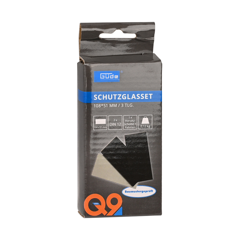 Güde® Schutzglas-Set 108x51 mm 3-teilig image number 1
