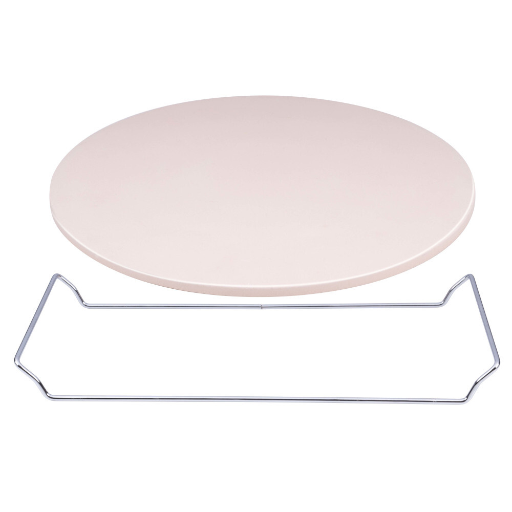 Pizzastein 33 cm inklusive Metallgestell