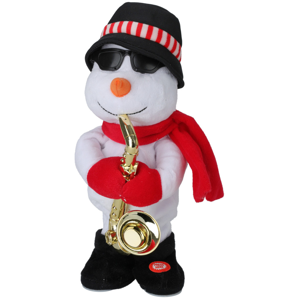 Weihnachts-Plüschfigur 35 cm tanzend mit Musik image number 3