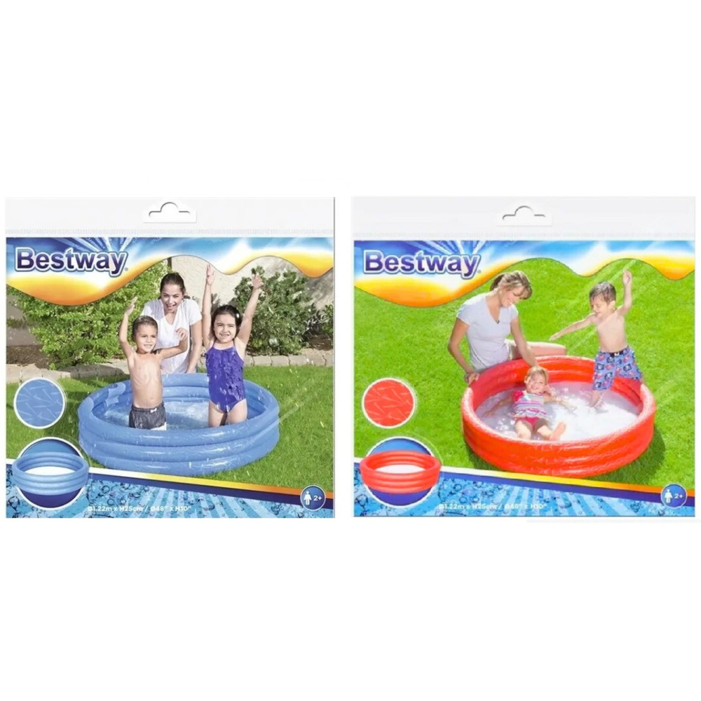 Bestway&reg; Pool 122x25 cm in verschiedenen Farben image number 1