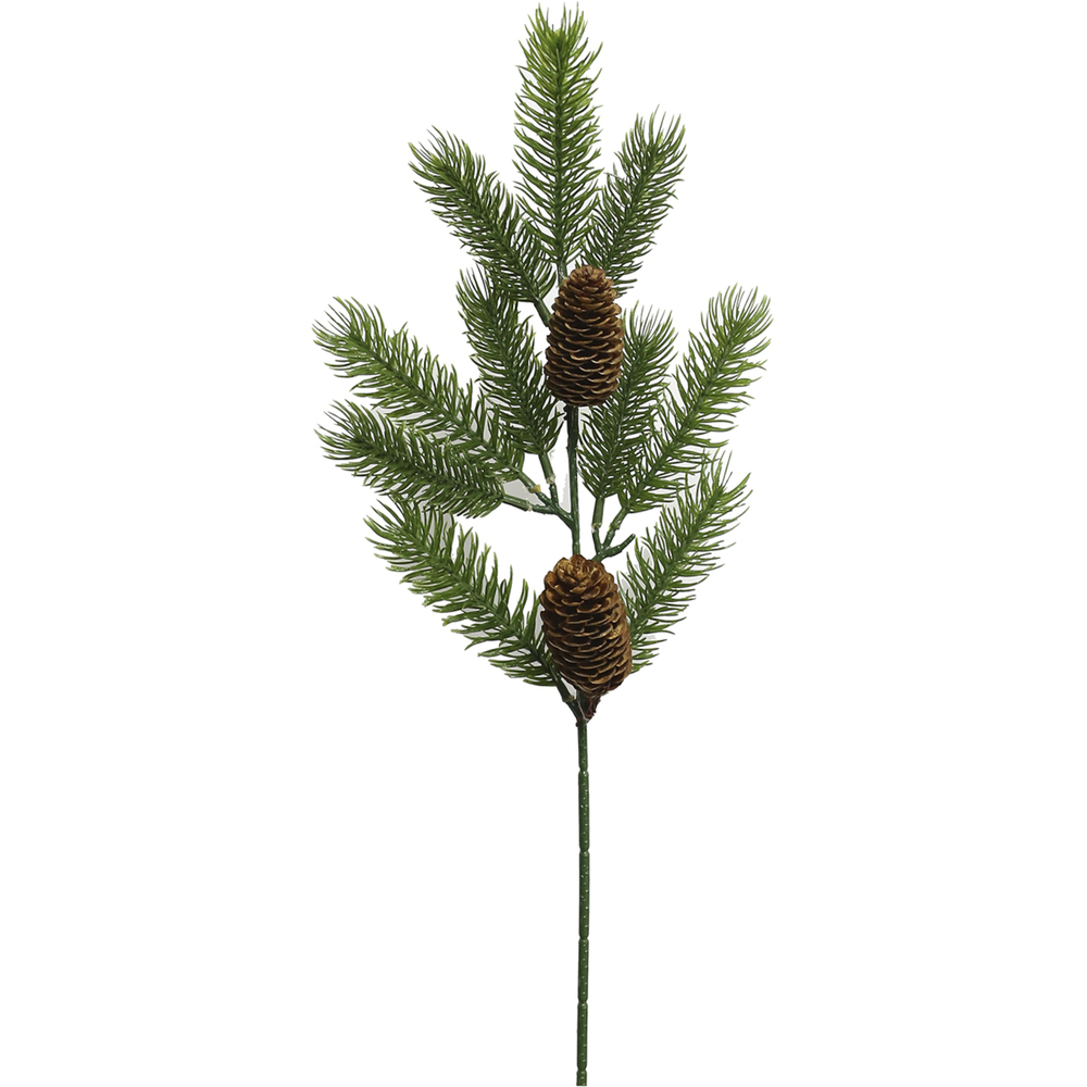 Deko-Pinienzweig k&uuml;nstlich 48 cm