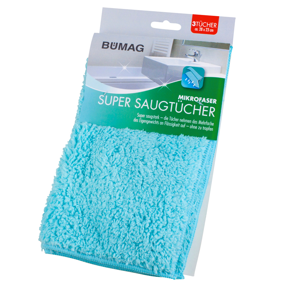 Super Saugtuch Mikrofaser 3 Stück